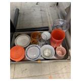 Tupperware, Corelle Plate, Misc Dishes