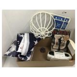 Misc flat, 2 Nylon Flags, Hat Basket, DDay DVD