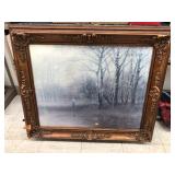 Framed Naturescape Picture Approx 38x32