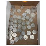 Coins Lot - Canadian Dimes & US Quarters Misc Lot