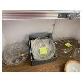 Divided Platter, Cristal Bowl, Clear Dishes
