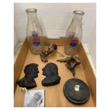 Abbots Glass Bottles, Metal Decor, Misc Decor