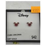Jewelry 10KT Gold Disney Earrings