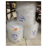 3cnt Rolls of 50ft Bubble Wrap