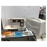 Sewing Machine with Case and accessories tested