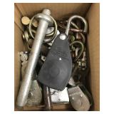 Hitch Pins, Ratchet Rope, Rope Pulleys