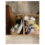 2 boxes of Plates, Decor, Misc