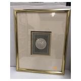 Framed Birds of Paradise Picture Approx 18x21