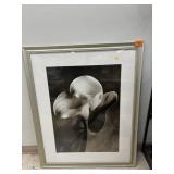 framed, black and white photograph titled "Lily