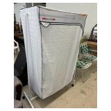 Clothes Hanging Rack on Wheels w/ Cover