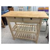 Wooden Kitchen Cart
