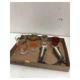 Orange Glasses, Jï¿½egermeister Shot Glasses, etc.