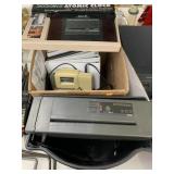 Paper Shredder, Clock, Binders, Adding Machines