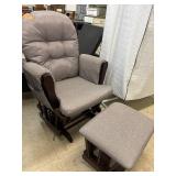Glider Rocker w/ Footstool