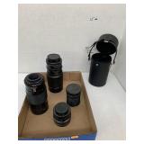 4cnt Camera Lenses and 1 Case