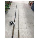 2 Fishing Poles, approx 60 inches & 120 inches
