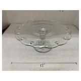 Cake Plate, small chip