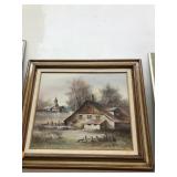 Framed Painting Approx 32x28