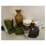 Colored Glass And Misc