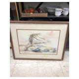 Virginia Hunsberger Framed Picture Approx 28x22