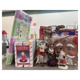 Christmas decor and tablecloth