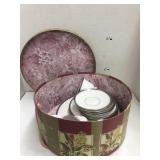 Waterford Dishes in Hat Box