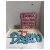 Girls Wall Decor Signs