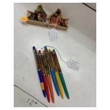 Vintage Disney Lion King pens & Poly Pocket