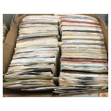 Box of 45 RPMS, approx 200