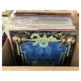 Box of Vinyl Records approx 39