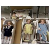 4 Shirley Temple Dolls