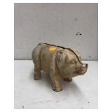 Cast Iron Pig Piggy Bank