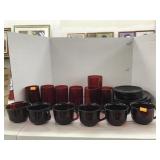 Vintage Ruby Red Glass Lot