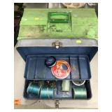 2 Tackle Boxes with Some line and reels