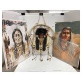 Dream catcher and 2 posters