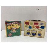 Crayola crayons and Minions lunch box