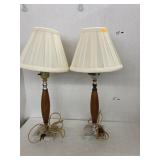 Pair of table lights