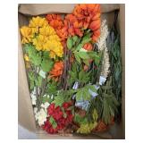 Box of Fake Flowers