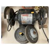 Bench top bench grinder and wheels