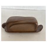 FRANKOMA Lazy Bones Brown Satin Covered Butter