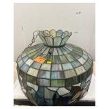 Stained Glass Shade Light w/ damage