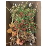 Box of Fake Flowers