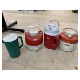 Coleman Drink cooler, 2 misc Drink Coolers,