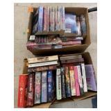2 boxes of Mostly Romance Books