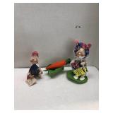 Easter Analee Dolls (Wheelbarrow need glued)