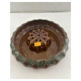Vintage Anna Van Briggle Console Bowl & Flower