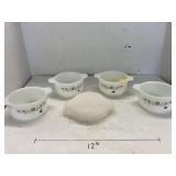 4 Vntg Dynaware bowls with lids