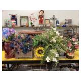 Artificial flower arrangements