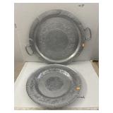 2 pcs Vintage Forged Aluminum