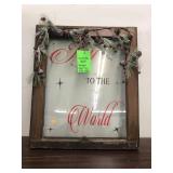 Joy to The World Window Decor